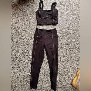 Abercrombie & Fitch Black Leggings and top